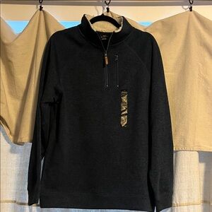 Men's Navy Blue Quarter-Zip Sweater